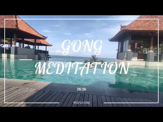 'Video thumbnail for 26:26 Min Rooftop Pool Meditation 🌊🏊‍♂️ Mercure Kuta Bali – Gong & Ocean Serenity'