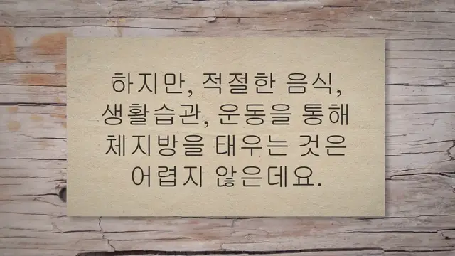 'Video thumbnail for 19가지 체지방 태우기 방법으로 건강한 몸매 만들기'
