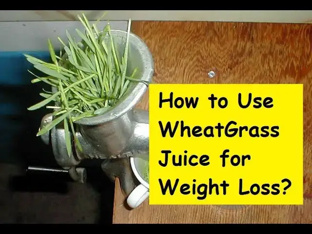 'Video thumbnail for How to use Wheatgrass juice for weight Loss?'