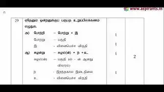 'Video thumbnail for 12th Tamil Public Exam March 2019 Answer Keys'