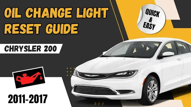 'Video thumbnail for 2011-2017 Chrysler 200 Oil Change Light Reset: Step-by-Step Guide'