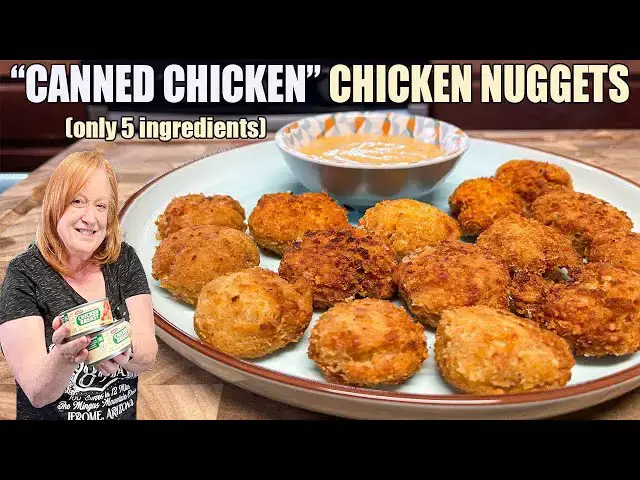 'Video thumbnail for CHICKEN NUGGETS Canned Chicken Recipe Only 5 Ingredients'