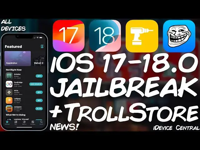 'Video thumbnail for iOS 17.0 - 18 (All Devices) JAILBREAK News & Updates, TrollStore For iOS 17 & Important Changes.'