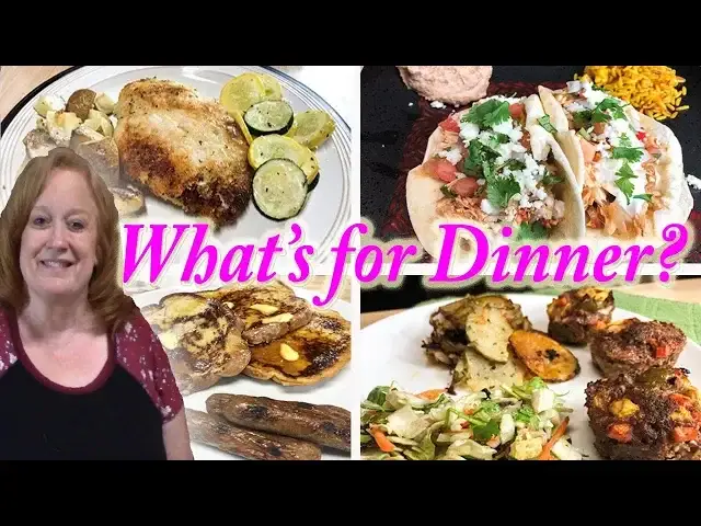 'Video thumbnail for WHAT'S FOR DINNER? | WEEK OF 07152019 | SIMPLE, EASY, AND DELICIOUS MEALS'