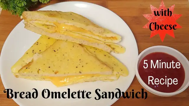 'Video thumbnail for Egg Cheese Sandwich II Bread Omelette Sandwich || Breakfast Sandwich'