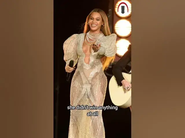 'Video thumbnail for Beyonce becomes first black woman in 26 years to win Album of the Year Grammy'