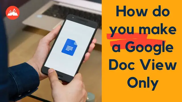 'Video thumbnail for How do you make a Google Doc View Only In 2021 - A step by step process'