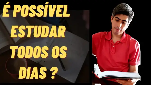 'Video thumbnail for 7 Dicas para Estudar Todos os Dias! É possível ?'