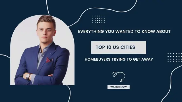 'Video thumbnail for Everything You Wanted to Know About Top 10 US Cities Homebuyers Trying To Get Away #realestate'