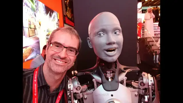 'Video thumbnail for Ameca humanoid robot Teaser'