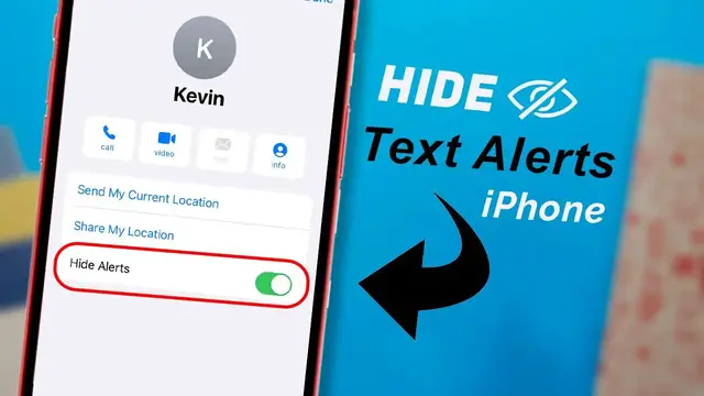 'Video thumbnail for How To Hide Text Alerts On iPhone To Keep Them Private'