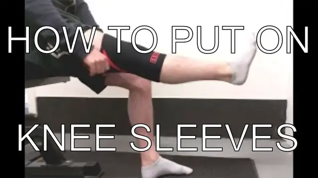 'Video thumbnail for How to Put on Knee Sleeves | For Powerlifting, Weightlifting and CrossFit'