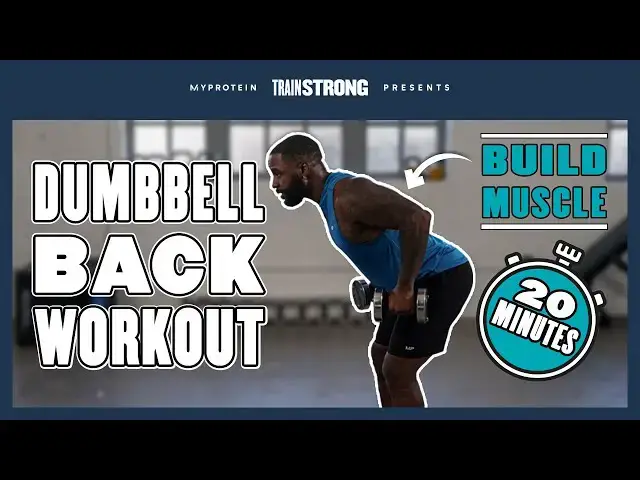 'Video thumbnail for Home Back Workout | Dumbbells Only | Myprotein'