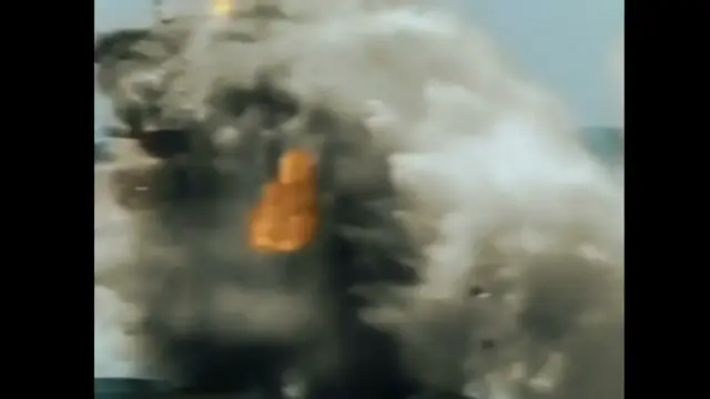 'Video thumbnail for Kamikaze attacks during the Battle of Okinawa, April 1945.'
