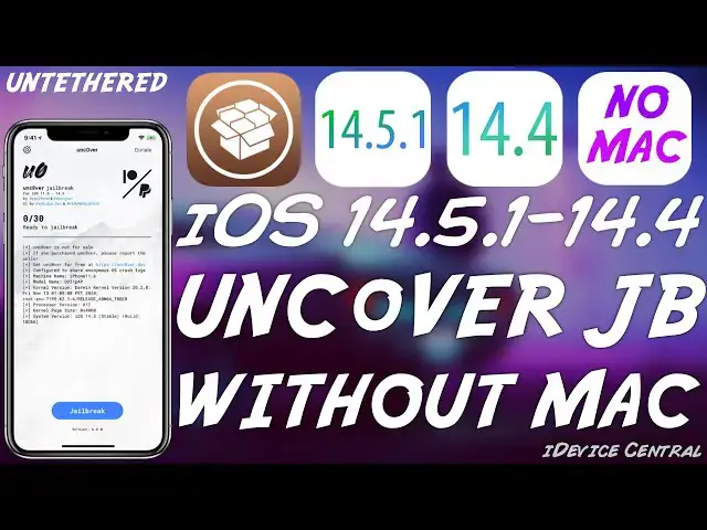 'Video thumbnail for Unc0ver JAILBREAK v7.0.2 RELEASED | Jailbreak A12+ UNTETHERED (NOW Fully Safe) iOS 14.5.1 - 14.4'