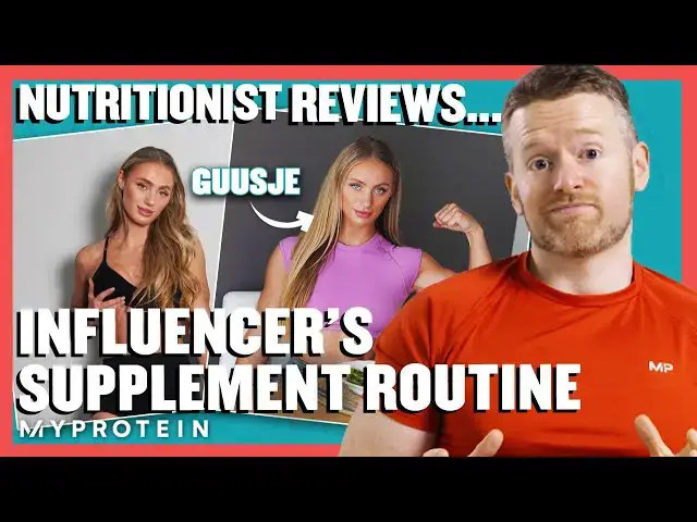 'Video thumbnail for Nutritionist Reacts To Fitness Influencer's Supplement Routine | Nutritionist Reviews | Myprotein'