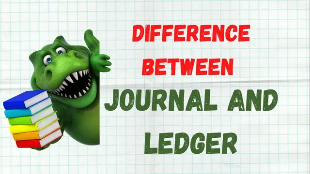 'Video thumbnail for Difference Between Journal and Ledger | Accounting How To | How to Pass Accounting Class'