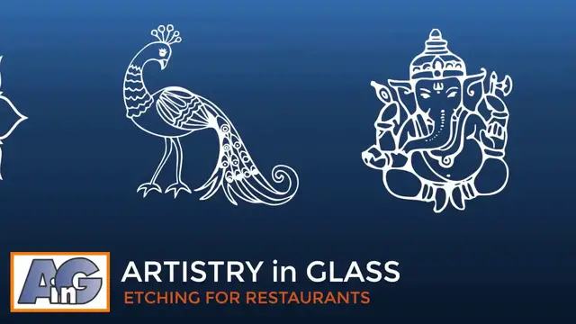 'Video thumbnail for Etched glass at Govinda's Restaurant, Tucson'