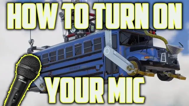 'Video thumbnail for How to Turn on Microphone on Fortnite (Quick!) PC Setup Mic 2018'