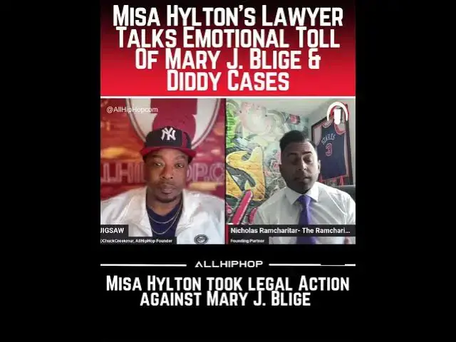 'Video thumbnail for Misa Hylton’s Lawyer Talks Emotional Toll Of Mary J. Blige & #Diddy Cases #rap'