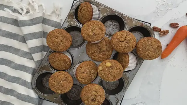 'Video thumbnail for Pineapple Carrot Muffins '