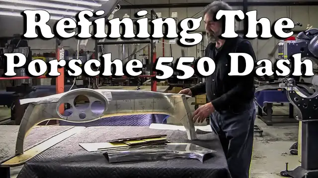 'Video thumbnail for Metal Shaping Refinement of the Porsche 550 Dash'