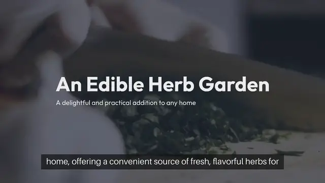 'Video thumbnail for Edible Herb Garden'