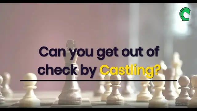 'Video thumbnail for Can you get out of check by castling? ChessDelights.com'