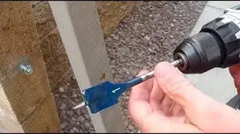 'Video thumbnail for How to Use a Spade Bit'