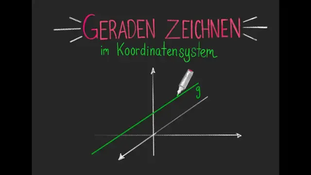 'Video thumbnail for Gerade im dreidimensionalen Koordinatensystem zeichnen'