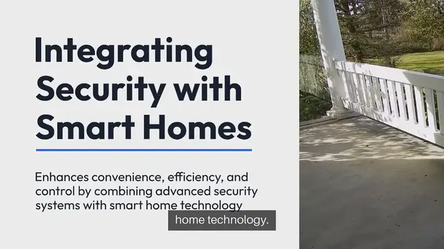 'Video thumbnail for Integrating Security with Smart Homes'