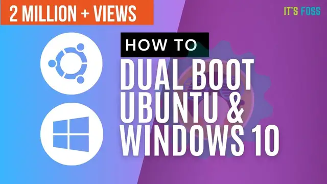 'Video thumbnail for How to Dual Boot Ubuntu and Windows 10 [Works in 2021]'