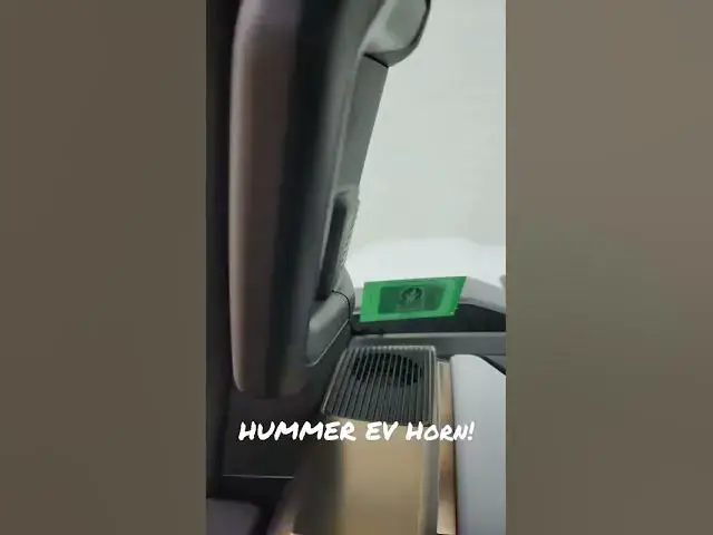 'Video thumbnail for What Does The Horn Of The HUMMER EV Sound Like? Let's Find Out! #gmc #horn #hummer #ev'