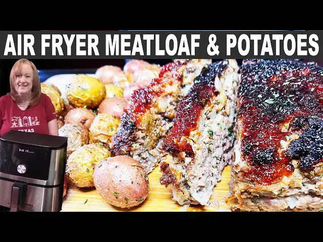 'Video thumbnail for AIR FRYER MEATLOAF & POTATOES'