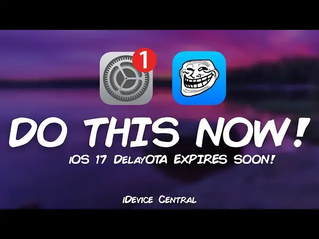 'Video thumbnail for DO THIS NOW! It EXPIRES In A FEW MINUTES! TrollStore 2 DelayOTA METHOD!'