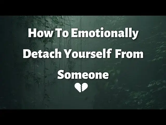 'Video thumbnail for The law of detachment; how to do it'