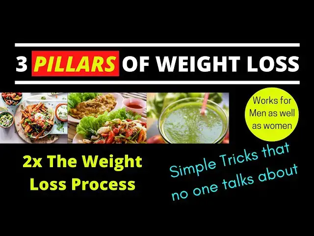 'Video thumbnail for Weight Loss - 3 Pillars of weight loss (For men and Women)'