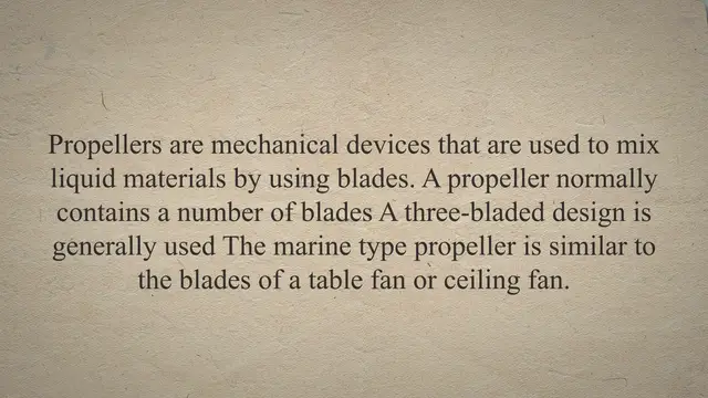 'Video thumbnail for Propellers: Principle, Construction, Working, Advantages and Disdvantages'