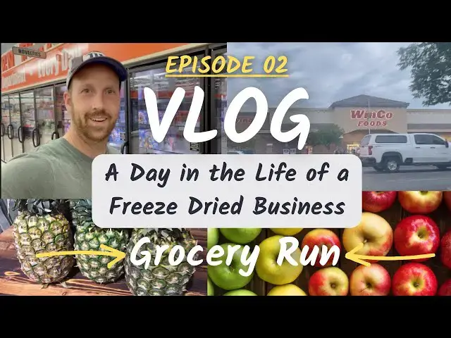 'Video thumbnail for Owning A Freeze Dried Business Ep 02 - Buying Product to Freeze Dry | Price Shopping'