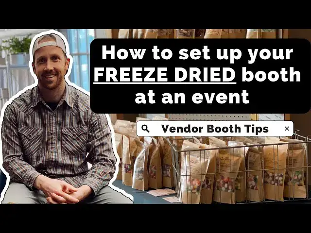 'Video thumbnail for How I Setup My Vendor Booth at a Boutique Event | Freeze Dried Business Tips'
