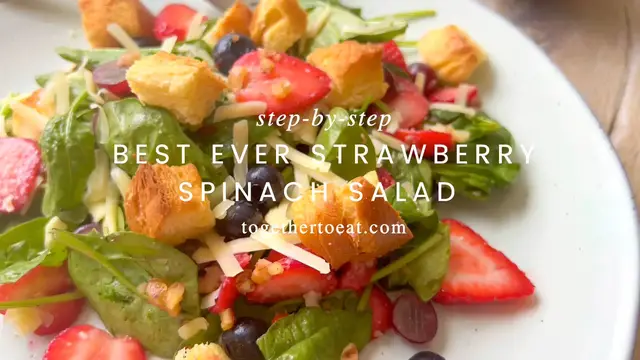 'Video thumbnail for Spinach & Fruit Salad'