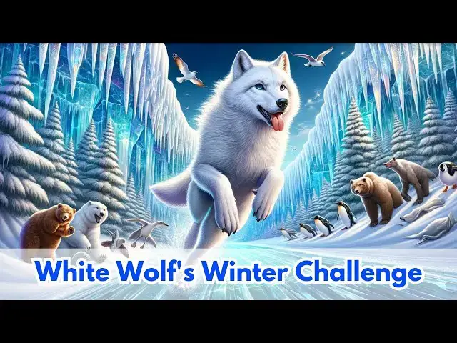 'Video thumbnail for Kids Fantasy Story | White Wolf's Winter Challenge | Children Audio Story in English'
