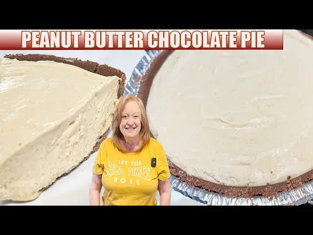 'Video thumbnail for PEANUT BUTTER CHOCOLATE PIE Simple No Bake Dessert Recipe'