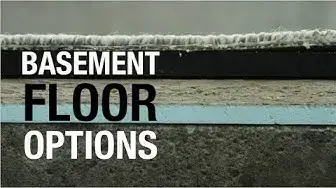 'Video thumbnail for Basement Floor Options to Prevent Moisture'