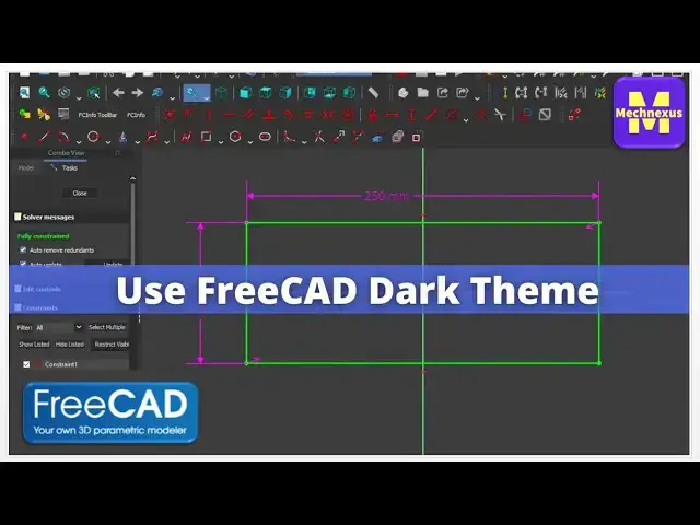 'Video thumbnail for How to use Dark Theme in FreeCAD | FreeCAD Tutorial | FreeCAD Tips | FreeCAD Dark Theme |'