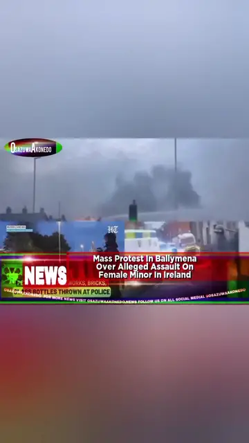'Video thumbnail for Mass Protest In Ballymena Over Alleged Assault On Female Minor In Ireland '