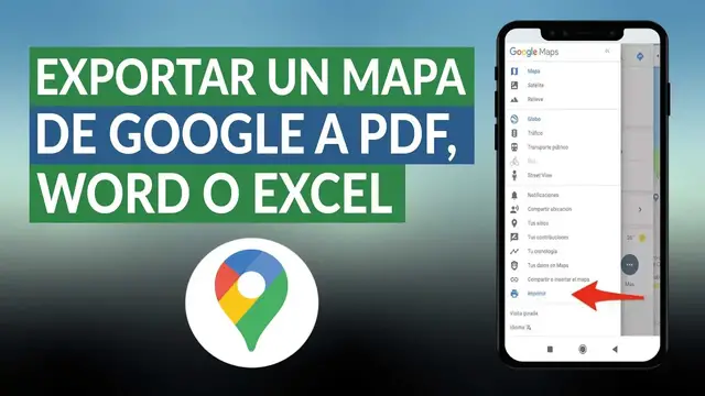 'Video thumbnail for Cómo exportar un mapa de GOOGLE MAPS a PDF, Word o Excel paso a paso'