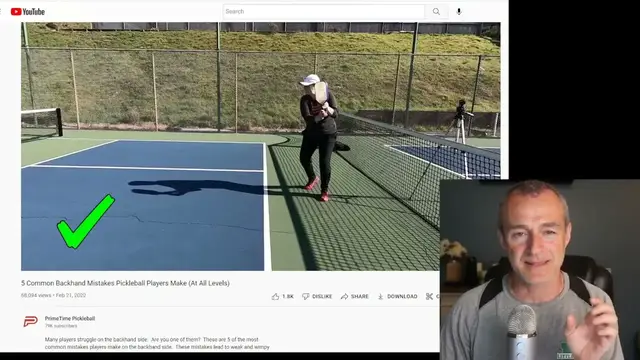 'Video thumbnail for Pickleball Backhand with Shoulder Pain'