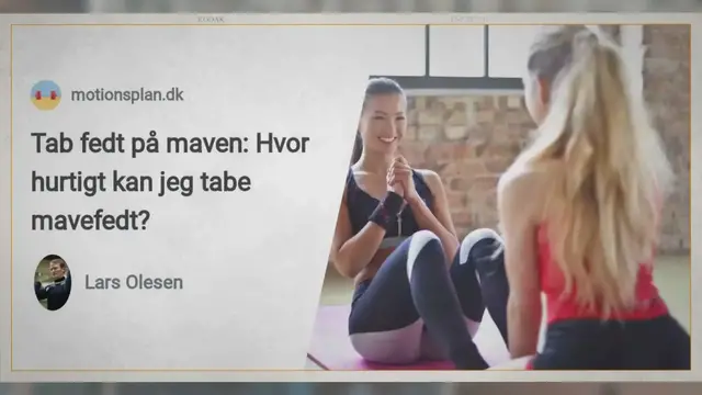 'Video thumbnail for Tab fedt på maven: Hvor hurtigt kan jeg tabe mavefedt?'