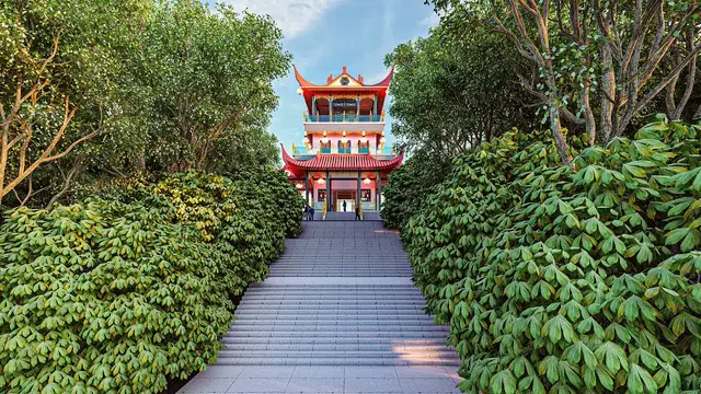 'Video thumbnail for Lumion 11 Chinese Architecture Rendering | Chinese Architecture Lumion | Ammar Khan'